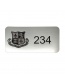 Numbered Plaque with Emblem – 60mmH x 120mmW